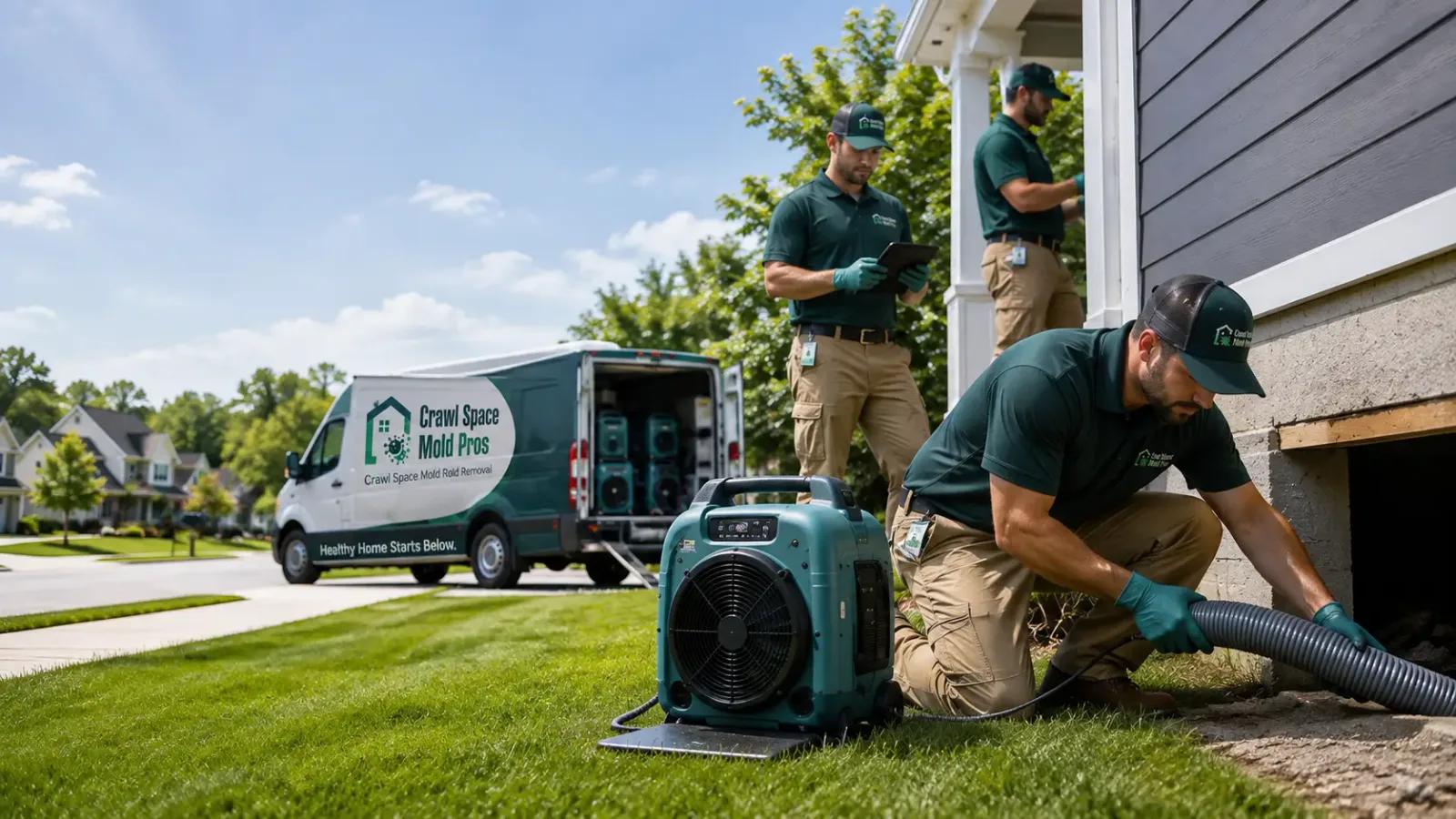 Crawl Space Mold Removal in Kerkhoven, MN